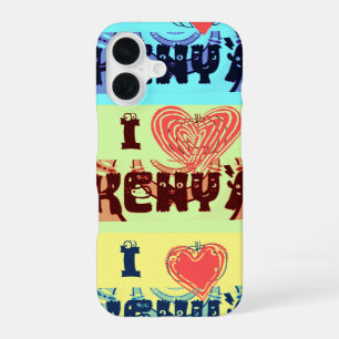 I love Kenya iPhone 16 Case