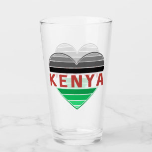 I Love Kenya, Kenyan Heart Glass