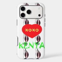 I Love Kenya Maasai Art Print