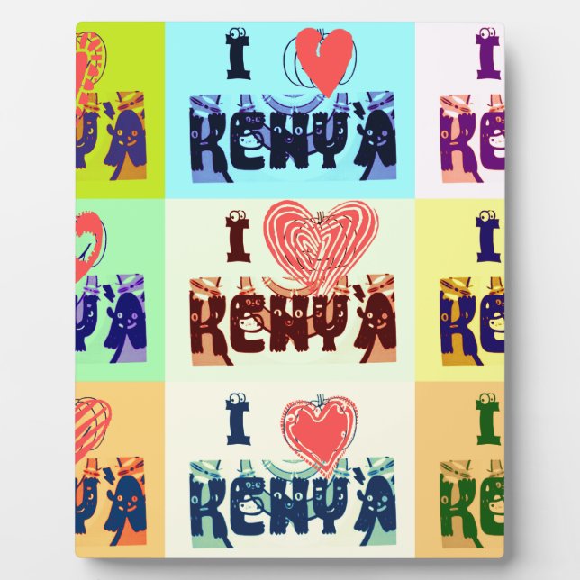 I love Kenya.png Plaque (Front)
