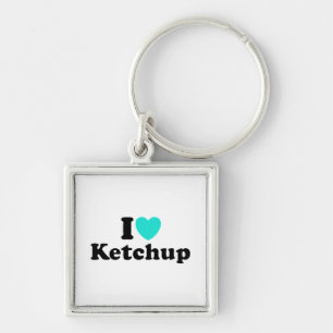 I Love Ketchup Key Ring
