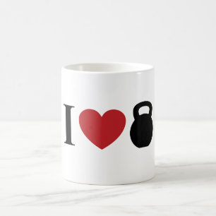 I LOVE KETTLEBELL COFFEE MUG