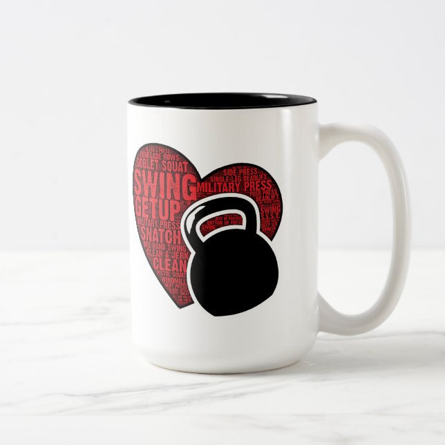 I LOVE KETTLEBELL COFFEE MUG (Right)