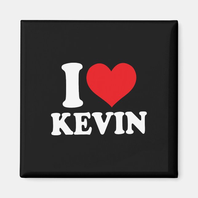 I Love Kevin Heart Name  Magnet (Front)