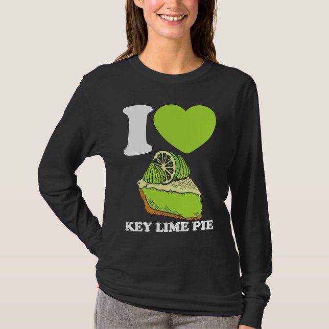 I Love Key Lime Pie T-Shirt (Front)