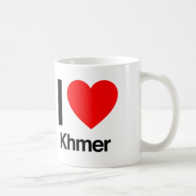 i love khmer coffee mug (Right)