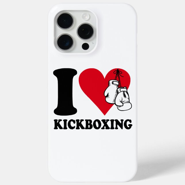 I love kickboxing Case-Mate iPhone case (Back)
