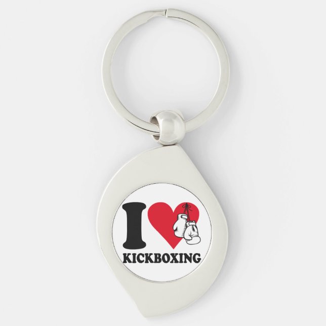 I love kickboxing key ring (Front)