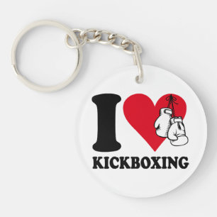 I love kickboxing key ring