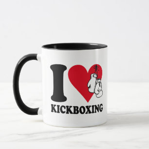 I love kickboxing mug
