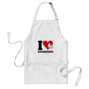I love kickboxing standard apron