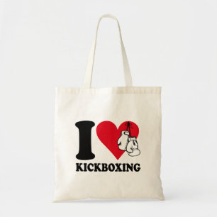 I love kickboxing tote bag
