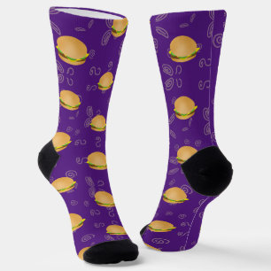 I Love Kiddie Cheeseburgers Socks