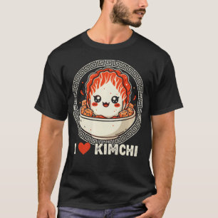 I Love Kimchi Cute Kawaii Korean Fermented T-Shirt
