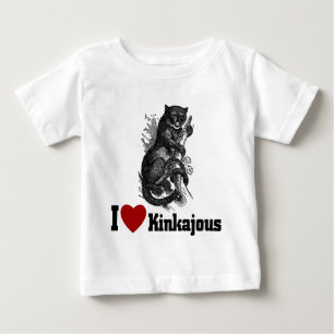 I Love Kinkajous Baby T-Shirt