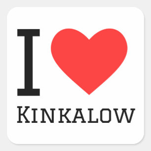 I love kinkalow square sticker
