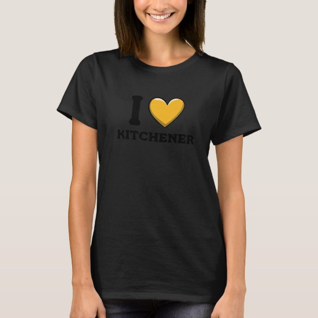 I Love Kitchener Canada Premium T-Shirt (Front)