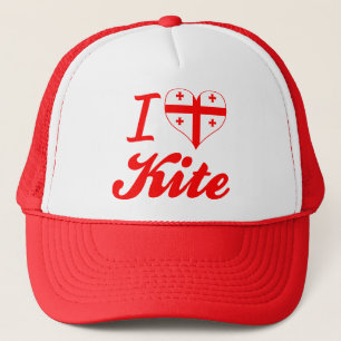I Love Kite, Georgia Trucker Hat