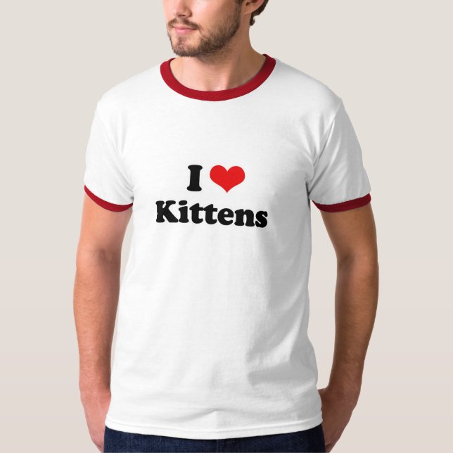 I Love Kittens T-Shirt (Front)