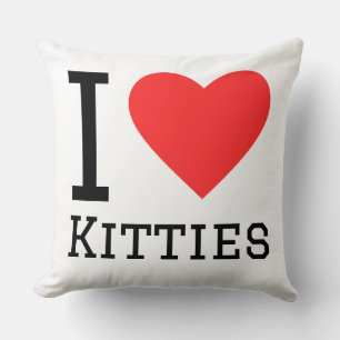 I love kitties cushion