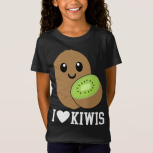 I Love Kiwis Cute Kiwis Costume Kiwi Outfit Kiwi F T-Shirt