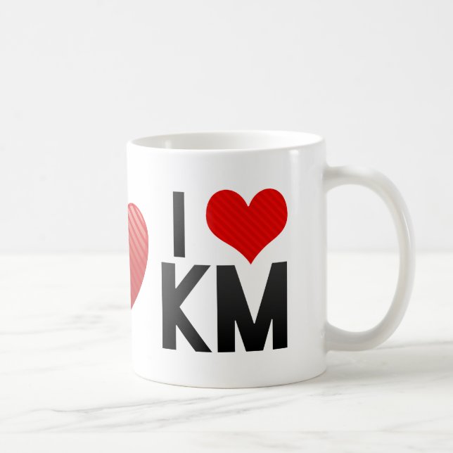 I Love KM Coffee Mug (Right)