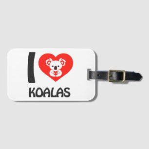 I love Koalas Luggage Tag