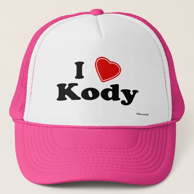 I Love Kody Trucker Hat (Front)