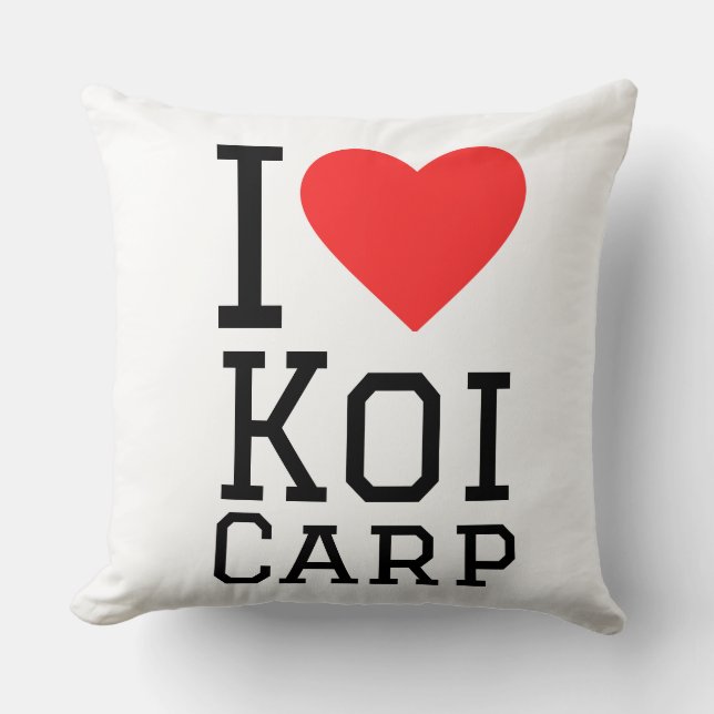I love koi carp cushion (Front)