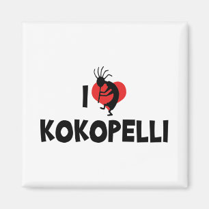 I Love Kokopelli Magnet