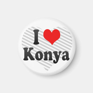 I Love Konya, Turkey. Seviyorum Konya, Turkey Magnet