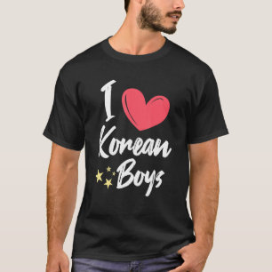 I Love Korean Boys T-Shirt