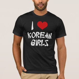 I Love Korean Girls Shirt