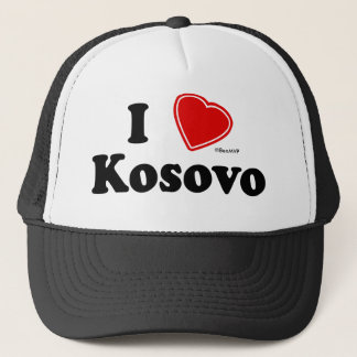 I Love Kosovo Trucker Hat