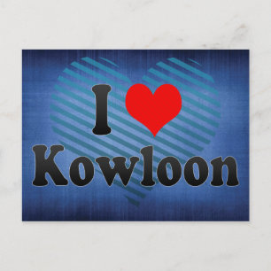 I Love Kowloon, Hong Kong Postcard