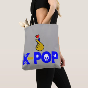 ♪♥I Love KPop Fabulous Classic Chic All-Over-Print Tote Bag