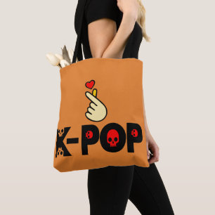 ♪♥I Love KPop Fabulous Classic Chic All-Over-Print Tote Bag