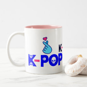 ♥I Love KPop Fabulous Classic Two-Tone Coffee Mug