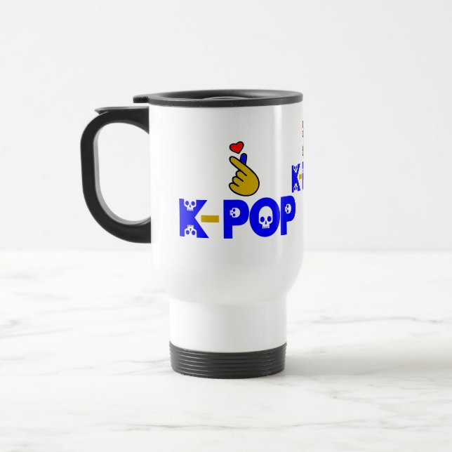 ♥I Love KPop Fabulous Commuter& Travel Mug (Left)