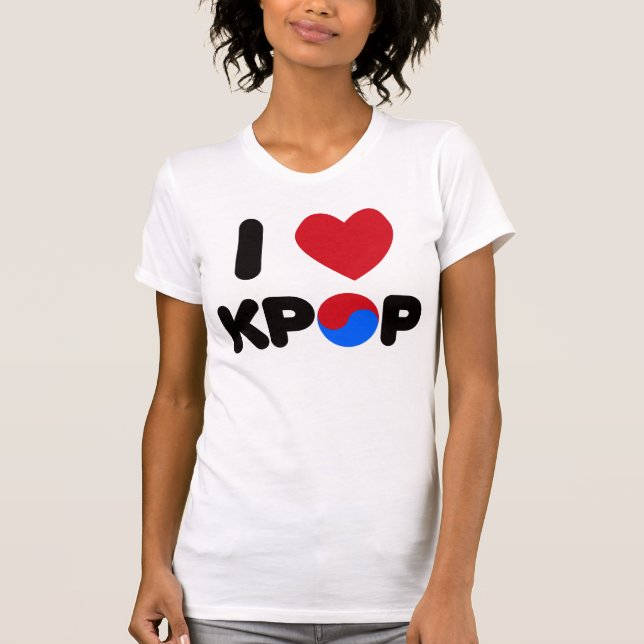 I love kpop shirt (Front)