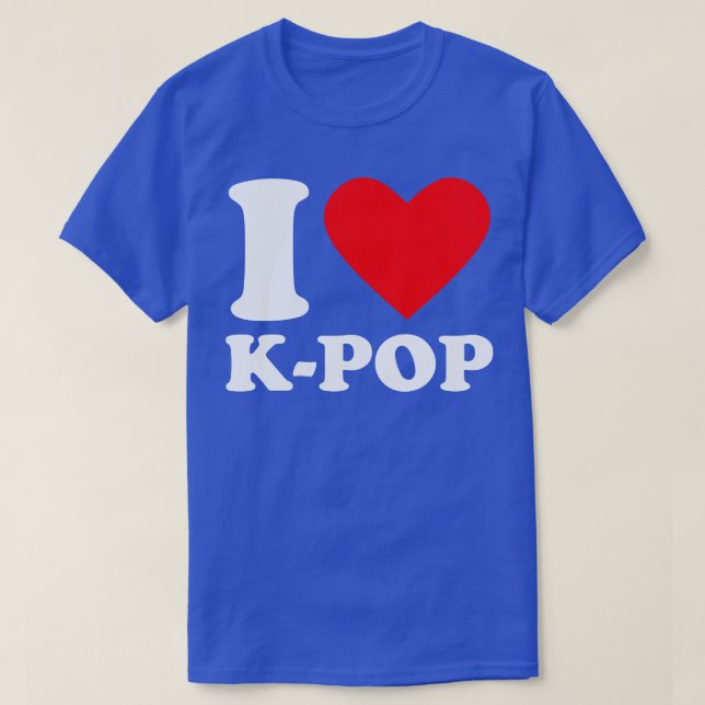 I Love KPop T-Shirt (Design Front)