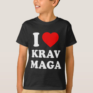 I Love Krav MMA Self Defence from Israel T-Shirt