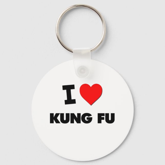 I Love Kung Fu Key Ring (Front)