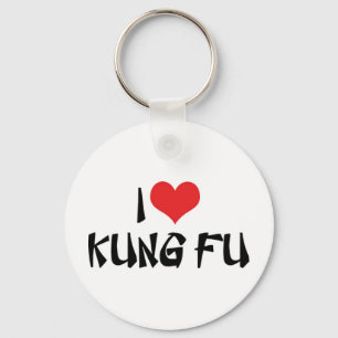 I Love Kung Fu Keychain