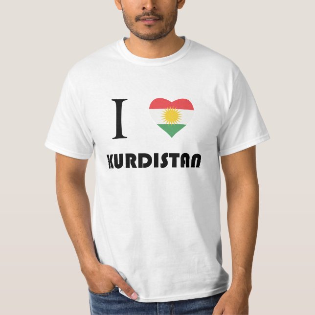 I Love Kurdistan T-Shirt (Front)