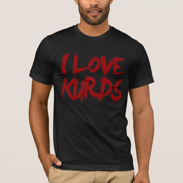 I love Kurds cool T-Shirt (Front)