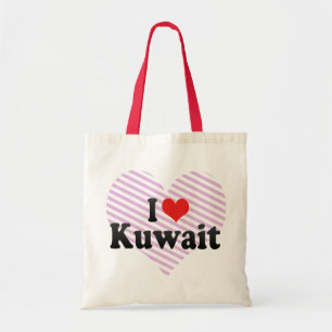 I Love Kuwait Tote Bag