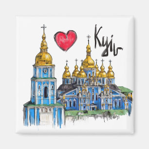 I love Kyiv Magnet