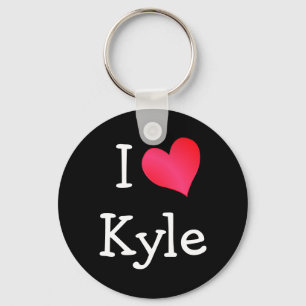 I Love Kyle Key Ring