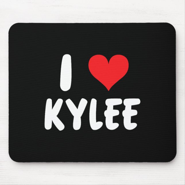 I Love Kylee - Heart - Name  Mouse Pad (Front)